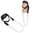 thumbnail image 4 of Neck Training Exerciser, Neck Harness Heavy Duty D Rings Triple Strap Design  For Fitness, 4 of 8