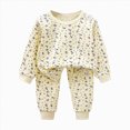 thumbnail image 4 of HCNTES Boys Pajamas Toddler Boy 2-piece Pajamas Sleepwear Pjs for Baby Cute Soft Clothes Suit Dailywear & Loungewear Outfits Set, 4 of 6