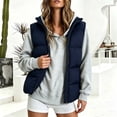 thumbnail image 2 of Edvintorg Womens Lightweight Puffer Vest Stand Collar Zip up Sleeveless Waistcoat Quilted Jackets with Pockets Plus Size, 2 of 7
