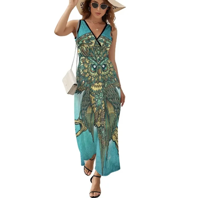 Vestido sin mangas OFICIAL del búho de los sueños, vestido de fiesta, vestido de verano, vestido diario para mujer, vestidos casuales