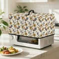 thumbnail image 2 of TSOVTHRID Rooster Chicken Sunflower Butterfly Print Microwave Oven Dust Cover Decorative Air Fryer Toaster Oven Cover Countertop Microwave Protector for Kitchen Decor, 20.9"W x 15.7"D x 12.4"H, L, 2 of 7