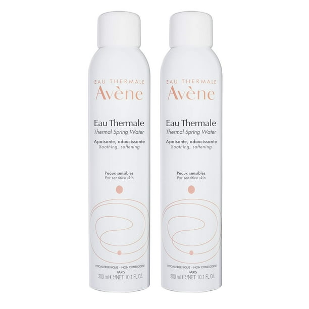Bruma facial en aerosol Avene, agua termal de 300 ml (paquete de 2)