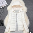 thumbnail image 1 of Women Puffer Jacket 15 Colors Plus Size Ultra Lightweight Packable Hooded Down Coats, 1 of 5