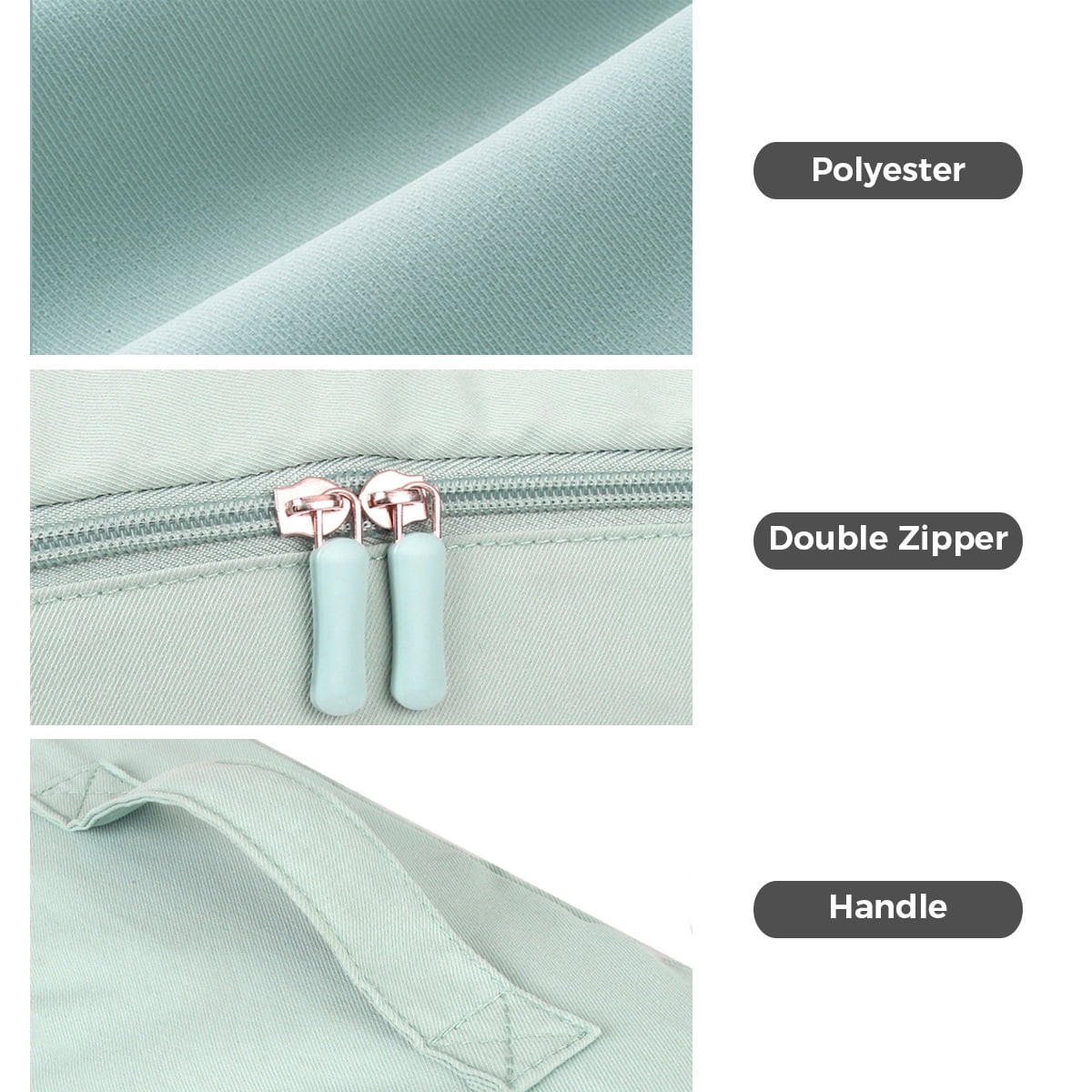 AUXDIQ 6 PCS Packing Cubes for Suitcase Travel Luggage Organizer Bags Set Packing Organizers Compression Suitcase Bag Travel Essential Bag