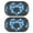 Blue Jellyfish Hibiscus, variant on Yuyamidu Sea Turtle Car Window Sun Shades for Kids Starfish Car Window Shades for Baby 2 Pack Car Side Window Sun Visor Blue Car Shade Protection from Heat and UV