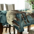thumbnail image 3 of Coolnut Farm Animals Rectangle Tablecloth Waterproof Polyester Table Clothative Stain Resistant & Wrinkle Resistant Washable Table Cover for Dining Table/Party/Camping 54x54 Inch Decor Gift, 3 of 7