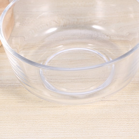 Hytrove Clear Glass Salad Bowl, , Dinnerware for Home Use, 1 Piece Serving Bowl