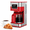 Red, variant on Beige 10-cup Drip Coffee Maker for Home and Office with Regular and Strong Brew Settings