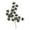 Black Orchid Floral Leaf 31" x 3" x 46", variant on DecMode Black Metal Leaf Wall Decor