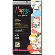Happy Planner Sticker Value Pack 30/Sheets-Poppy Piping; 474 Pieces