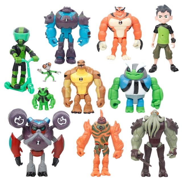 Figura de acción Bens 10 Bens Tennysons Anime, 11 unidades/lote