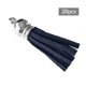 thumbnail image 4 of Inteprter 28 piezas bolsa Keychian creativo delicado llavero colgante borlas artesanía decoración DIY accesorio para bolsos llaves Artesanía azul marino Inteprter HA059646-18B, 4 of 6