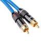 thumbnail image 3 of Cable de audio HIFI de 2 conectores XLR a 2 conectores RCA para mezclar amplificadores 50cm, 3 of 7