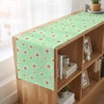 thumbnail image 6 of Table Runners 90 Inches Long Dress Scarves, Spring Floral Daisy Farmhouse Coffee/Dining/Kitchen Table Runner for Living Room, Sage Green Elegant Pastoral Flowers 13x90 Inch, 6 of 9