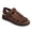 Dark Tan, variant on Mens Sorrento Sling Back Buckle Sandal