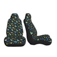 thumbnail image 5 of Zufioo Dinosaur Print Car Seat Protectors, SUV, Truck, Van Seat Covers - Strap Design, High Elasticity and Dustproof, Car Interior Protectors Auto Parts-2 PCS, 5 of 9
