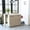 White, variant on Multicolor Modern Kitchen Island | Two External Shelves Display | Kitchen Decorative