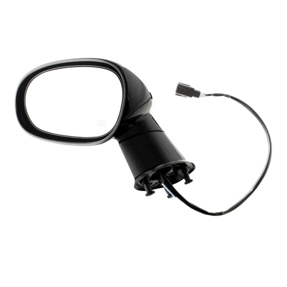 For Dodge Challenger 2008-2014 Door Mirror Driver Side | Power Glass | Heated | Manual Folding | Paintable | Replacement For CH1320311 | 1GE19AXRAE