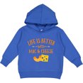 thumbnail image 2 of Inktastic Life's Better Mac & Cheese Toddler Hoodie, 2 of 4