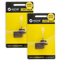 Niche Low Beam Headlight Bulb for Yamaha SRX120 Snowmobiles 2 Pack 519-CBL2228B