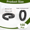 thumbnail image 2 of Split Lock Washer, Spring Lock Washer Stainless Steel Lock Washers Assortment Kit for Screws Bolts 10  100, 2 of 8