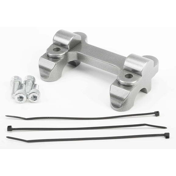 Helibars Motorcycle Handlebar Risers, CNC Machined 6061T6 Aluminum, 1/2 in. - 1 in. Height Increase, Hard Coat Anodized, Retains Stock Cables (HR01116)