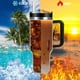 thumbnail image 2 of Vaso INNOTECHSC de 40 oz con Asa y Tapa con Pajita | Vaso Aislado, Botella de Agua Reutilizable de Acero Inoxidable, Taza de Viaje, Portavasos, Apto para el Hogar, la Oficina O el Automóvil, 2 of 6