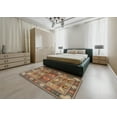 thumbnail image 5 of Ahgly Company Machine Washable Indoor Rectangle Traditional Dark Sienna Brown Area Rugs, 2' x 3', 5 of 7
