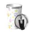 thumbnail image 2 of PAYOHTO Cute Colorful Animals Footprints Insulated Stainless Steel Tumbler 12 oz Thermos Come with Straw Kids Leak-Proof Travel Mug Cup, 2 of 7