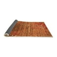 thumbnail image 2 of Ahgly Company Indoor Square Oriental Orange Industrial Area Rugs, 7' Square, 2 of 4