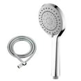 thumbnail image 1 of 5 Functions Shower Head with Handheld, High Pressure Set, Adjustable Bracket, Water Saving & Rubber Washers, Durable ABS Material, Easy DIY Installation, Ideal for Family & Pets, 1 of 8