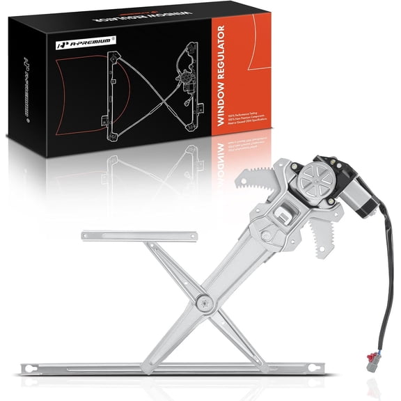 A-Premium Power Window Regulator with Motor Front Passenger Side Compatible with Honda CR-V 1997-2001 Front Right Passenger Side