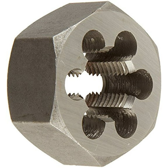 3/8"-16 Carbon Steel Left Hand Hex Die, DWTHX3816LH
