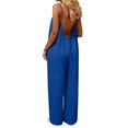 thumbnail image 2 of Women's Casual Sleeveless Wide Leg Jumpsuit with Pockets Loose Fit Summer Romper, 2 of 5