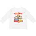 thumbnail image 3 of Inktastic Golden Retriever Loved By A (Dog Breed) Boys or Girls Long Sleeve Toddler T-Shirt, 3 of 5