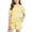 Yellow, variant on WAVSUF Kids Girls Outfit Sets Puff Sleeve Tops and Ruffle Hem Shorts Plaid Print 2026 Summer Comfort Clothes 2 Piece Pink Size 6-7T