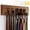 Brown, variant on Belt Organizer,Belt Hanger Wall Mount Wooden Rack for Closet Holds Over 28 Belts Wall Storage Rack Versatile Scarf Hanger for Closet Door
