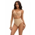thumbnail image 4 of Unique Bargains Women's Tummy Control High Waist Shaping Panties L Beige, 4 of 6