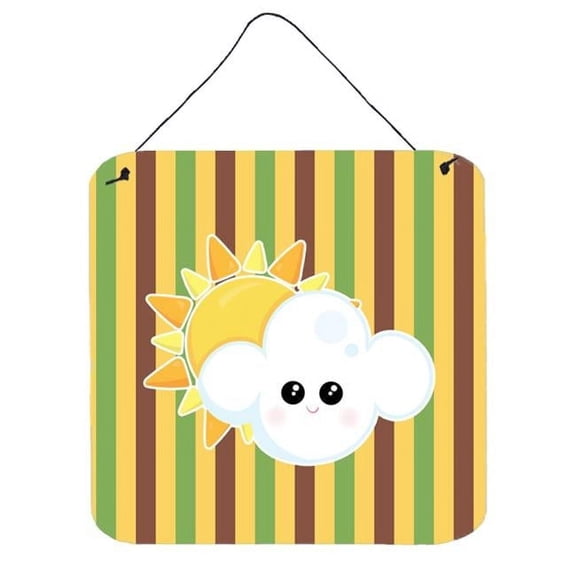 Weather Partly Cloudy Face Wall or Door Hanging Prints