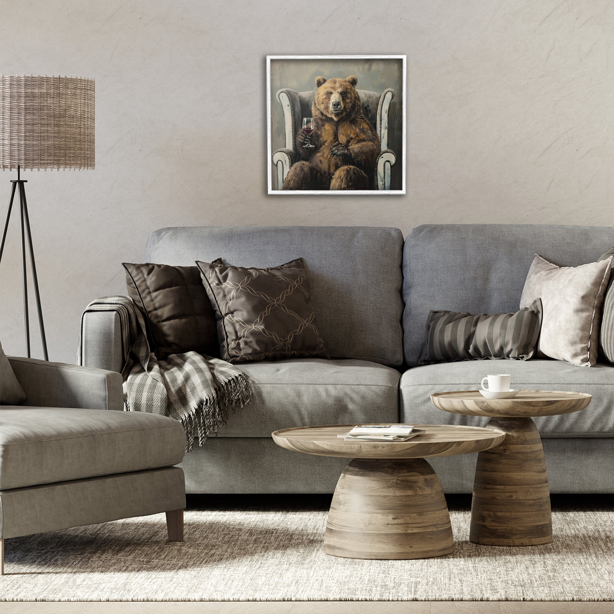 Stupell Industries It Was A Rough Day White Framed Giclee Art, design by Tina LeCour