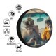 thumbnail image 4 of Fotbe Desert Monkeys Drive Funda de Llanta de Repuesto con Estampado, Engrosada, Ajuste Universal para Jeep, Remolque, RV, SUV, Camión-15 inch, 4 of 6