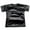 1-Black1626, variant on Girls Shiny Metallic Short Sleeve Tee Solid Stretch Crew Neck T-Shirt Top, Sizes 5-6