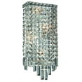 thumbnail image 1 of Elegant Lighting 2033W8c Maxime 4-Light Crystal Wall Sconce, Finished In Chrome - Clear, 1 of 1