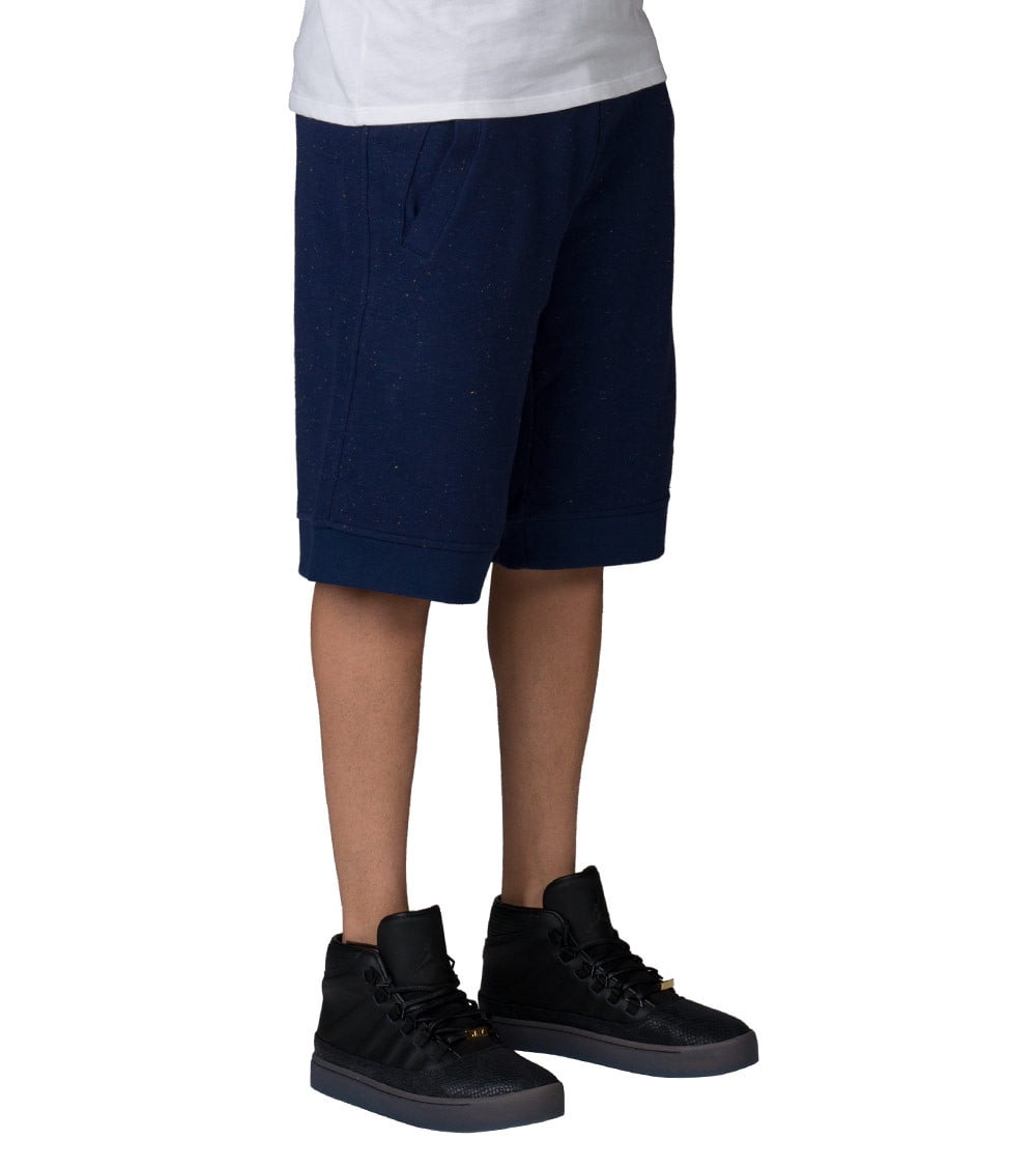 Air Jordan Retro 4 Men's Speckled Basketball Shorts Navy Blue/Gold 748385-410 - Walmart.com
