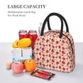 thumbnail image 5 of Salouo Ladybugs With Heart Spots for Insulated Lunch Bag for Women/Men - Leakproof Cooler Tote Bag Organizer - Reusable Lunch Box for Office Picnic Hiking Beach-One Size, 5 of 6