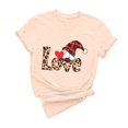 thumbnail image 3 of VKOYWKM Valentine's T Shirts for Women Romantic Love Heart Graphic Tee Tops Short Sleeve Casual Spring Tops Crew Neck Loose Fit Valentine T-Shirts, 3 of 7