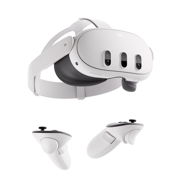 Open Box Meta Quest 3 512GB | VR Headset Thirty Percent Sharper Resolution 2X Graphical Processing Power Virtual Reality Without Wires Access to 40+ Games with a 3-Month Trial of Meta Horizon+