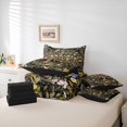 thumbnail image 6 of Homewish Vintage Tree Of Life 7-Piece Twin Bedding,Romantic Floral Bedding Comforter Set,Black Green,Black Reversible, 6 of 8