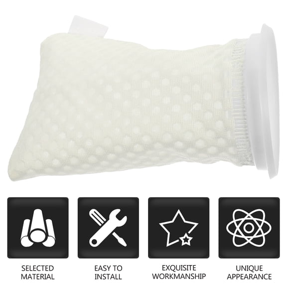 ibasenice 11Pc Beige Aquarium Filter Socks 3D Honeycomb Design Washable Fish Tank Accessory