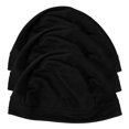 thumbnail image 4 of 3Pcs Liner Ciclismo Deportes Suave absorción de sudor Gorra interior Deportes al aire libre Linning Cap Headwear Accesorios deportivos (Negro), 4 of 7